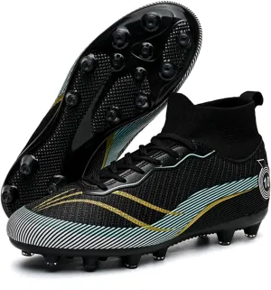 AMZ BSHIDA Soccer Cleats for Mens Turf Soccer Shoes Indoor Football Training Sneaker Size 6.5-11.5