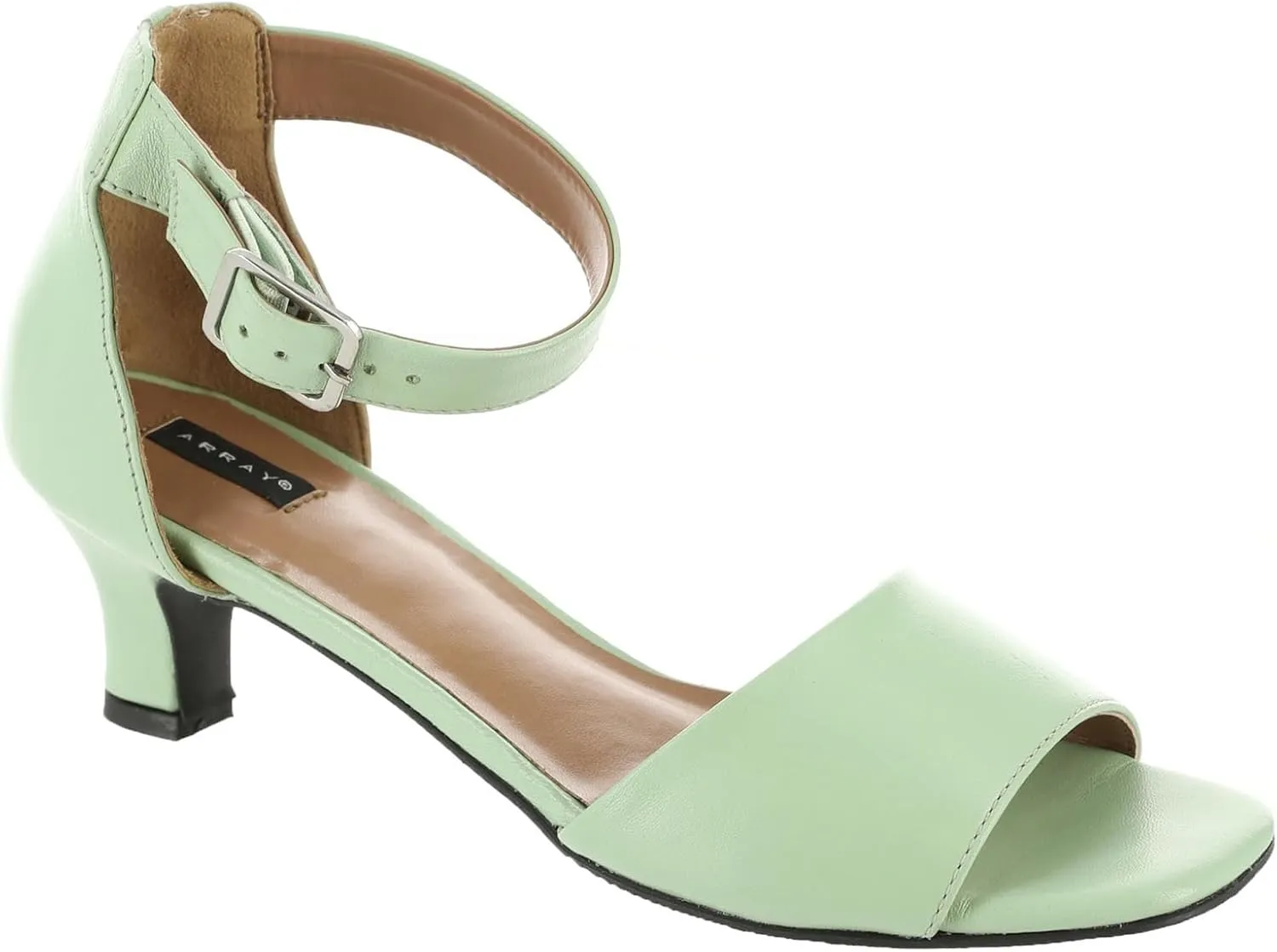 ARRAY Women's Praise D'Orsay Low Heel Pump with Ankle Strap