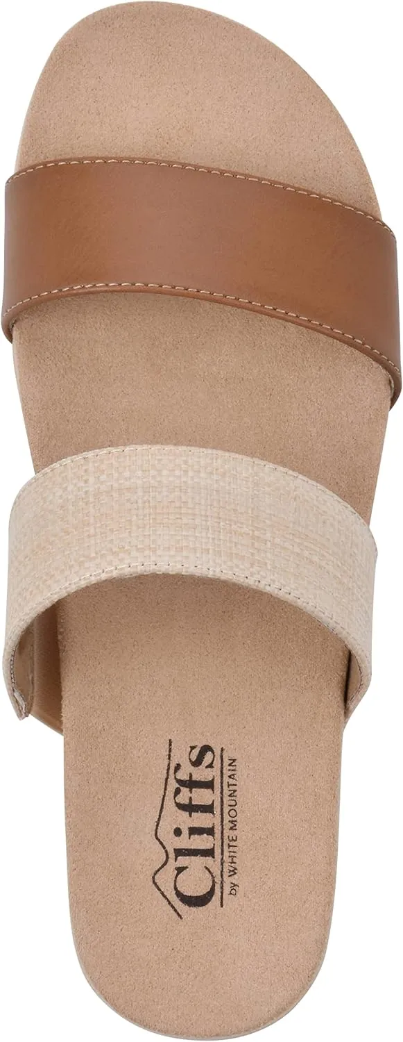 CLIFFS BY WHITE MOUNTAIN Women's Tahlie Slide Sandal