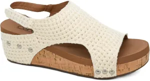 Corkys Footwear Women's Volta II Wedge Sandal - 2 Inch Cushioned Wedge, Hook & Loop Closure for Comfort & Style, Perfect for Casual & Dressy Outfits, All Day Wear