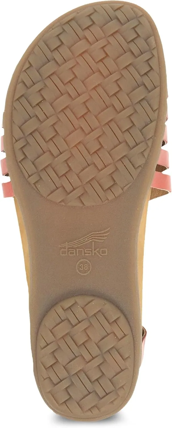 Dansko Jennifer Adjustable Fisherman-Style Sandal for Women - Leather Linings and Uppers for All-Day Comfort - Dual-Density EVA Footbed and Lightweight Rubber Outsole