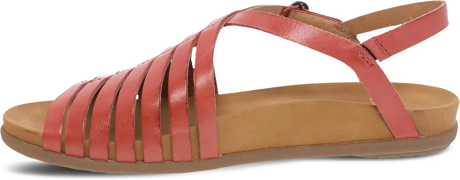 Dansko Jennifer Adjustable Fisherman-Style Sandal for Women - Leather Linings and Uppers for All-Day Comfort - Dual-Density EVA Footbed and Lightweight Rubber Outsole