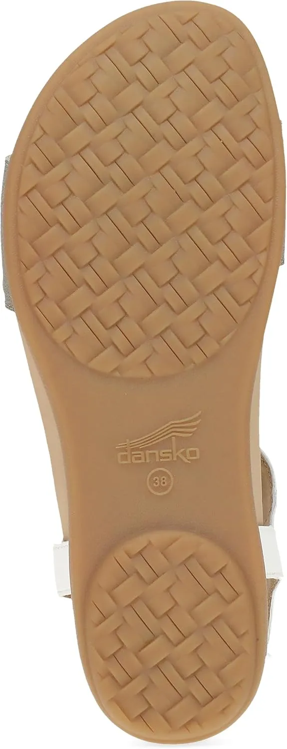 Dansko Jodie Sandal for Women - Leather Linings and Uppers for All-Day Comfort - Dual-Density EVA Footbed and Lightweight Rubber Outsole for Long-Lasting Wear