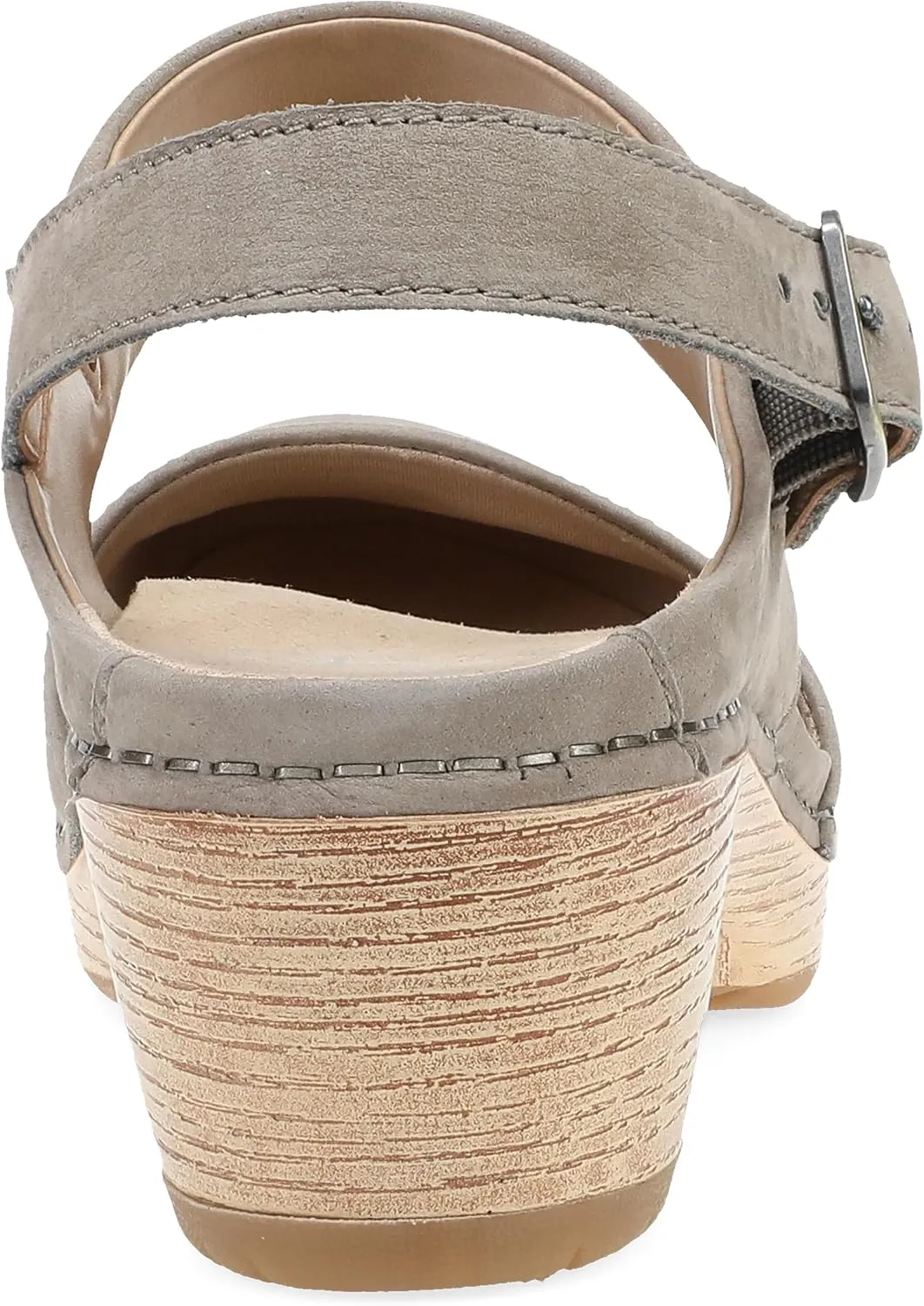Dansko Lucia Closed-Toe Sandals for Women - Linings from Recycled Materials and Leather for Breathability- Lightweight Rubber Outsole for Long-Lasting Wear
