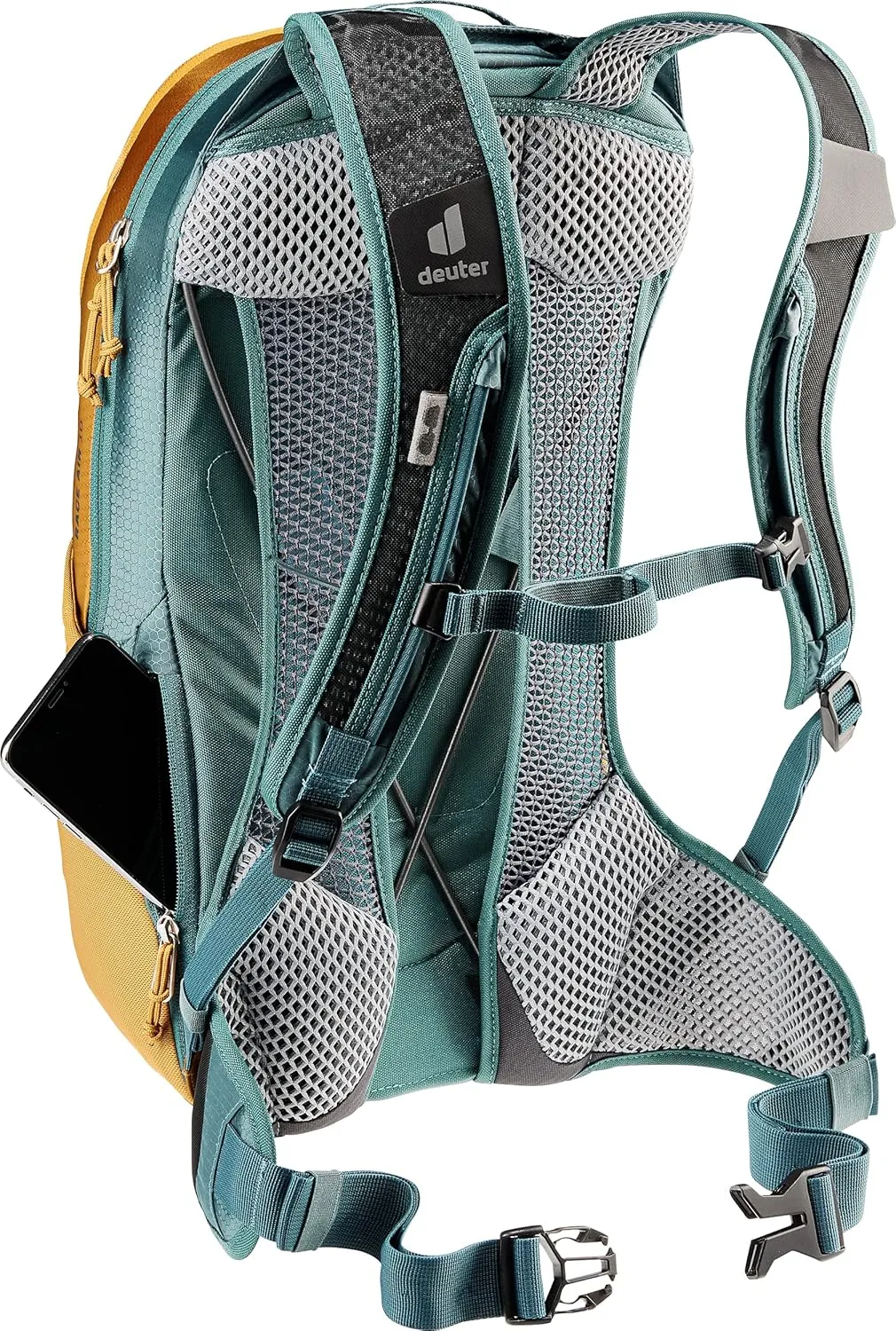 Deuter Race Air 10L Mountain Biking, Gravel Biking Touring Daily Commuting Backpack, Cinnamon-deepsea, 10 L