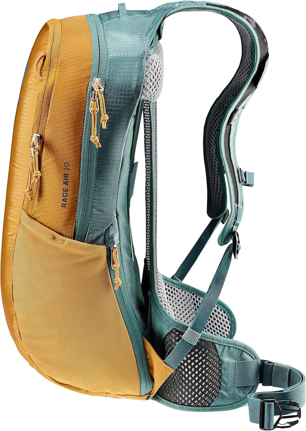 Deuter Race Air 10L Mountain Biking, Gravel Biking Touring Daily Commuting Backpack, Cinnamon-deepsea, 10 L