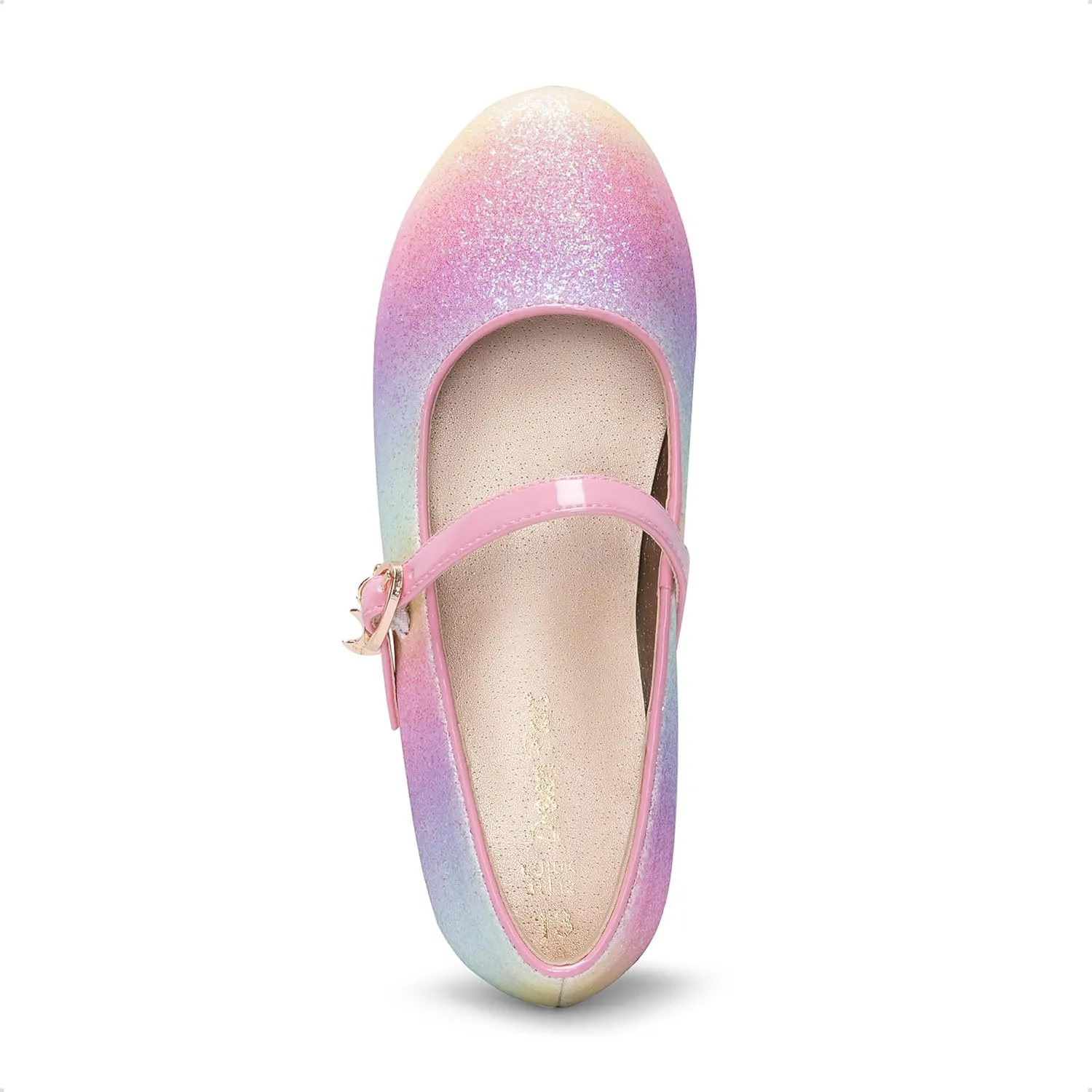DREAM PAIRS Girls Mary Jane Low Heel Princess Flower Wedding Party Pump Dress Shoes