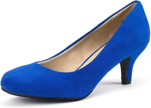 DREAM PAIRS Women's Dress Comfortable Low Heel Pump Shoes