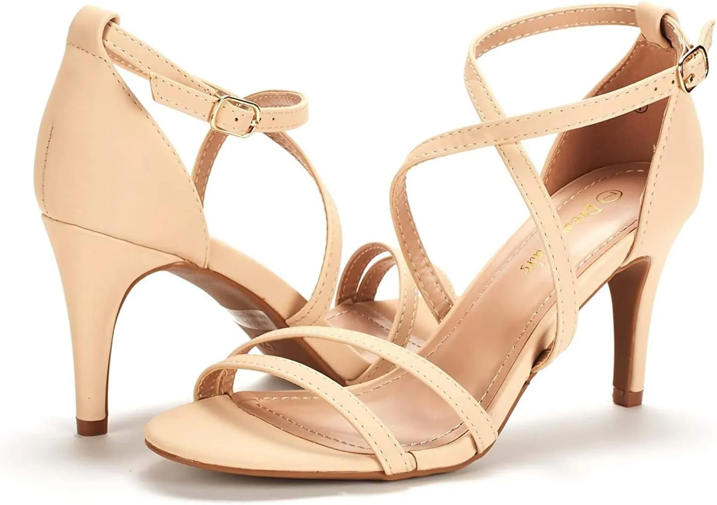 DREAM PAIRS Women's Gigi Fashion Stilettos Open Toe Pump Heel Sandals
