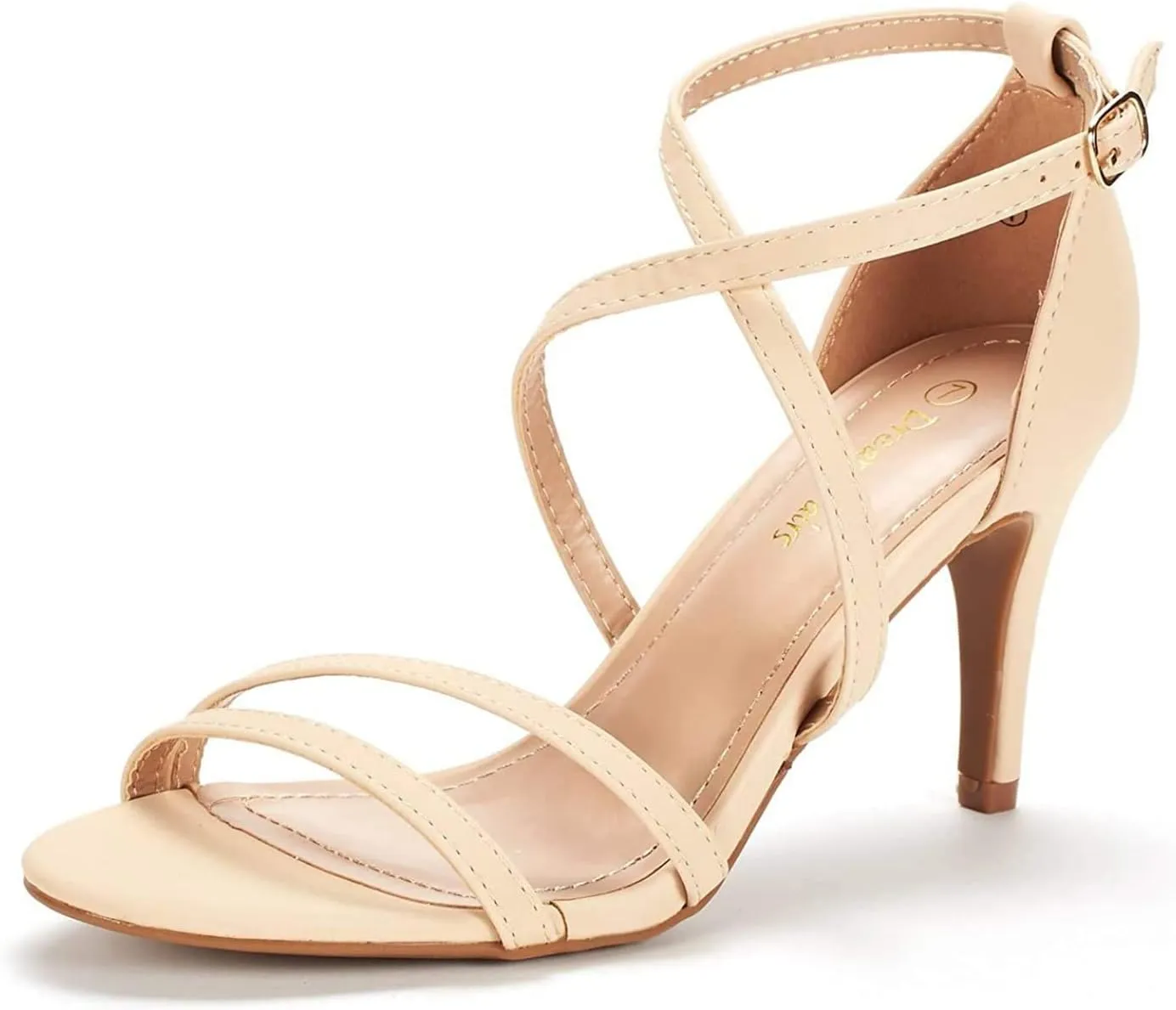 DREAM PAIRS Women's Gigi Fashion Stilettos Open Toe Pump Heel Sandals