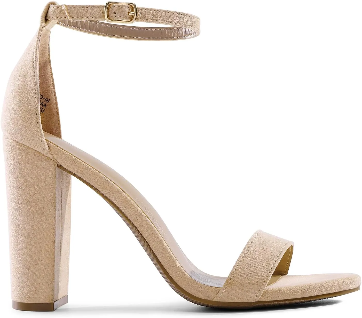 DREAM PAIRS Women's Hi-Chunk High Heel Pump Sandals