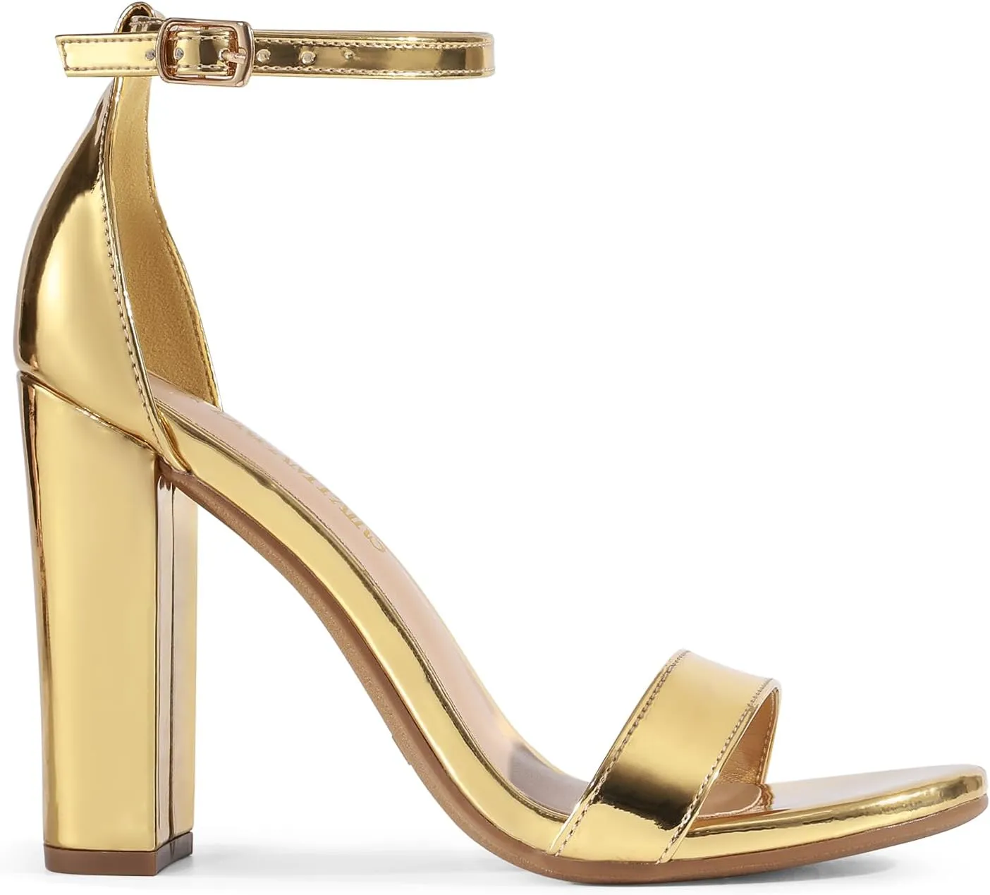 DREAM PAIRS Women's Hi-Chunk High Heel Pump Sandals