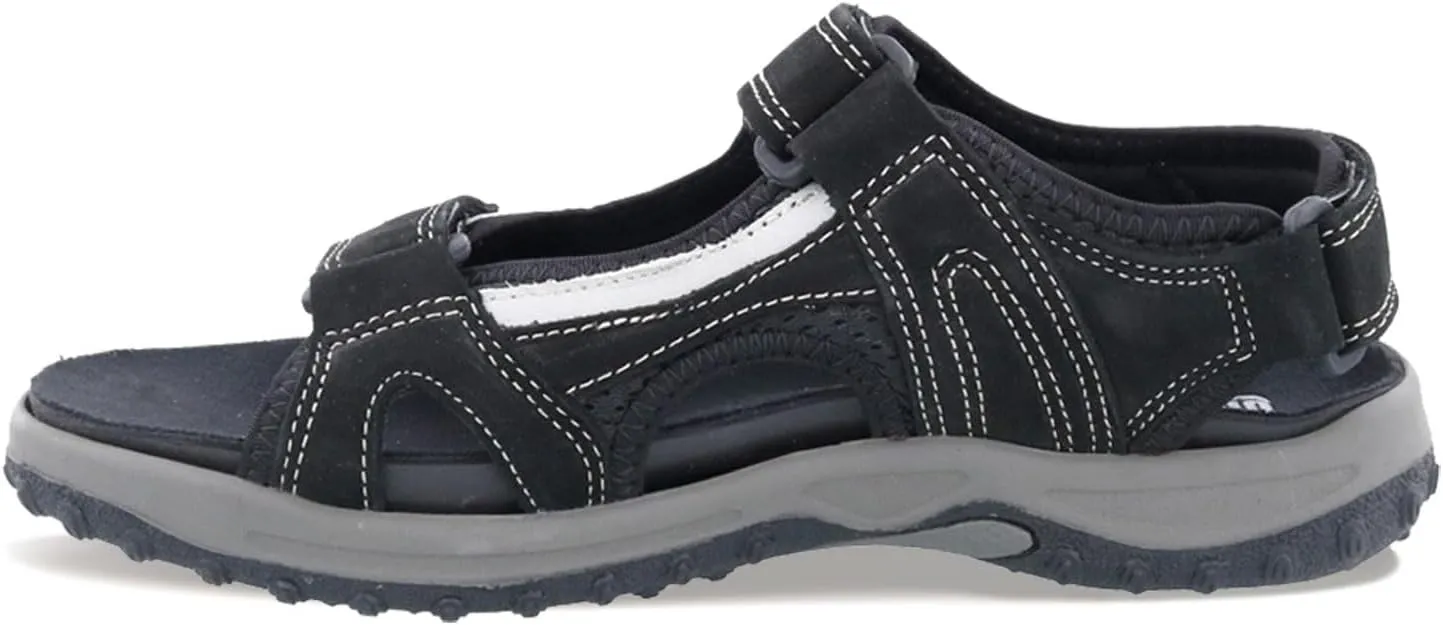 Drew Shoe Mens Warren Leather Open Toe Sport Sandals