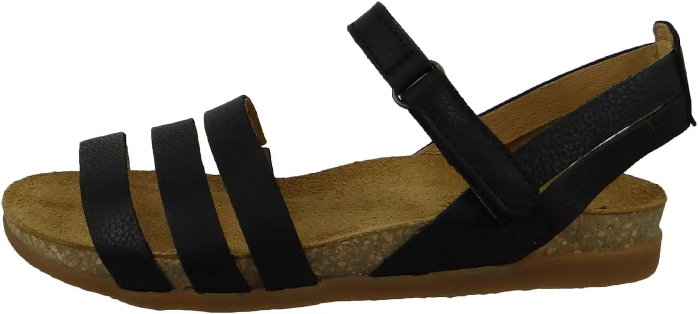 El Naturalista Women's Ankle Strap Sandal with Bracelet