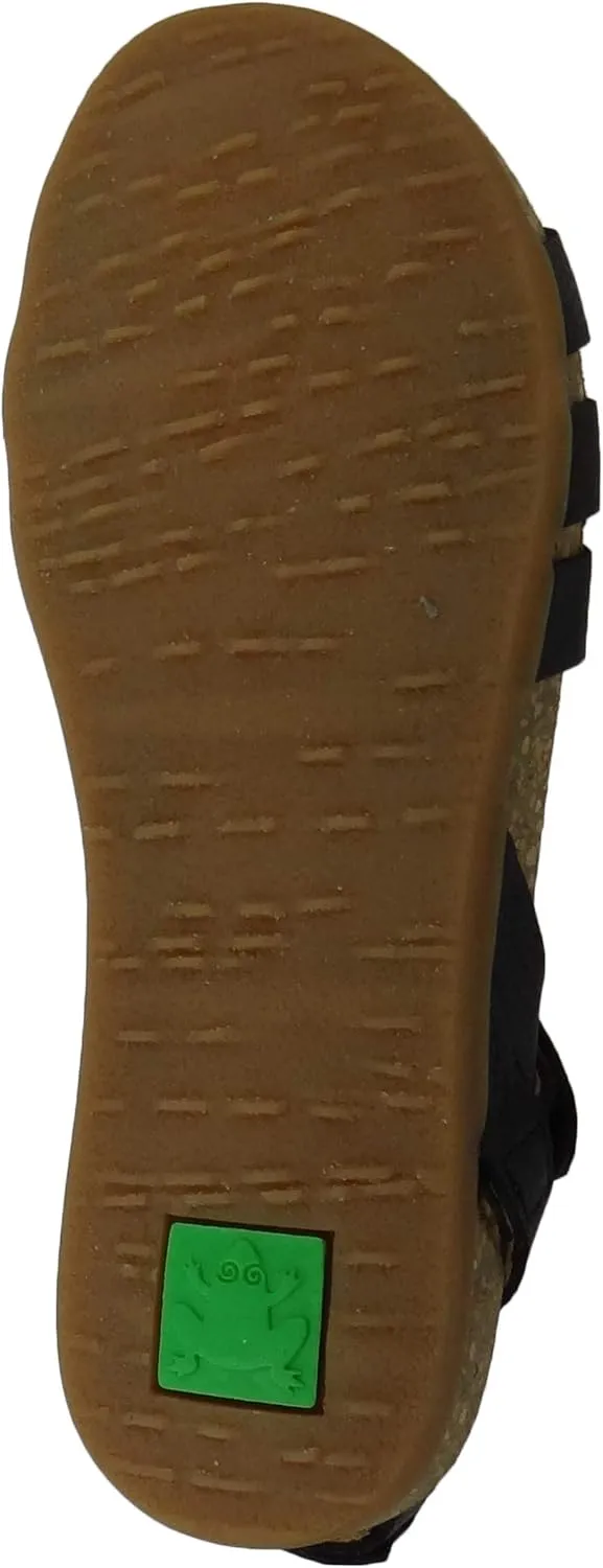 El Naturalista Women's Ankle Strap Sandal with Bracelet