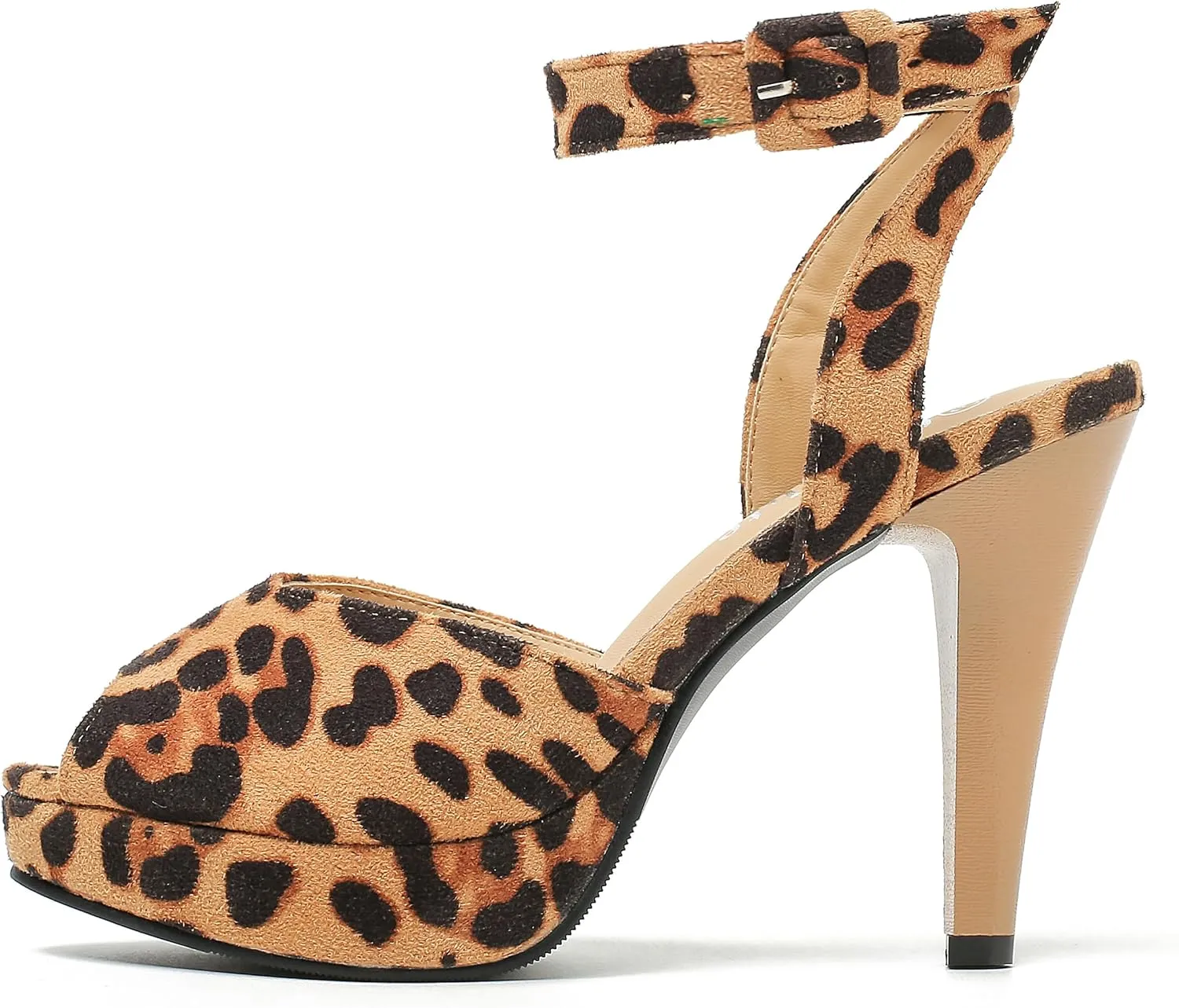 fereshte Women's High Heels Platform Sandals Ankle Strap Slingback Dress Sandal Pump Shoes