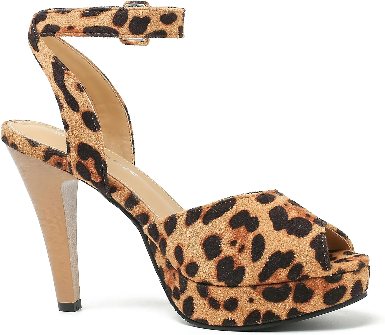 fereshte Women's High Heels Platform Sandals Ankle Strap Slingback Dress Sandal Pump Shoes
