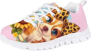 Forchrinse Colorful Music Note Boys Girls Shoes Lightweight Running Tennis Shoes Breathable Fashion Sneaker for Causal Travel Sport
