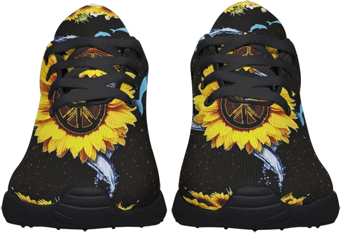 Hippie Fashion Sneakers Men Women Running Shoes Lightweight Breathable Casual Sports Walking Shoes