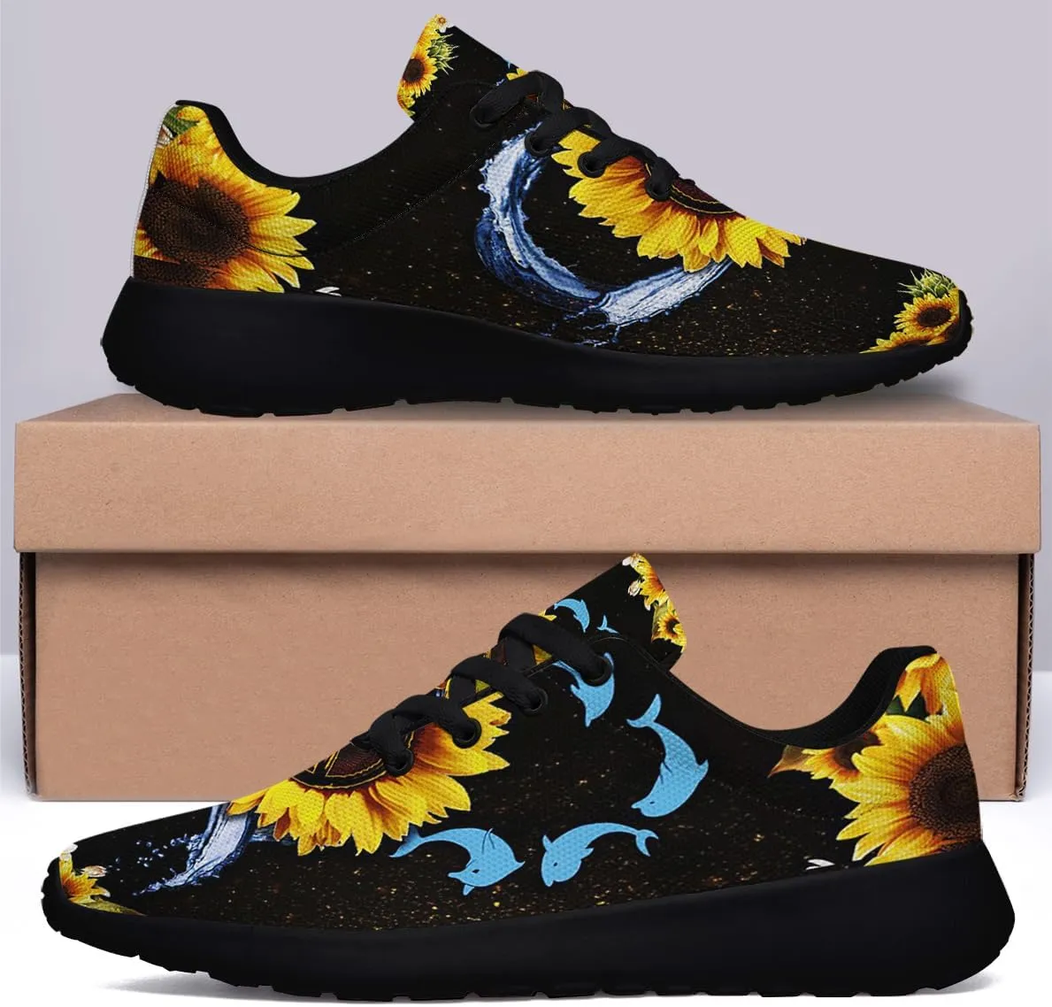 Hippie Fashion Sneakers Men Women Running Shoes Lightweight Breathable Casual Sports Walking Shoes