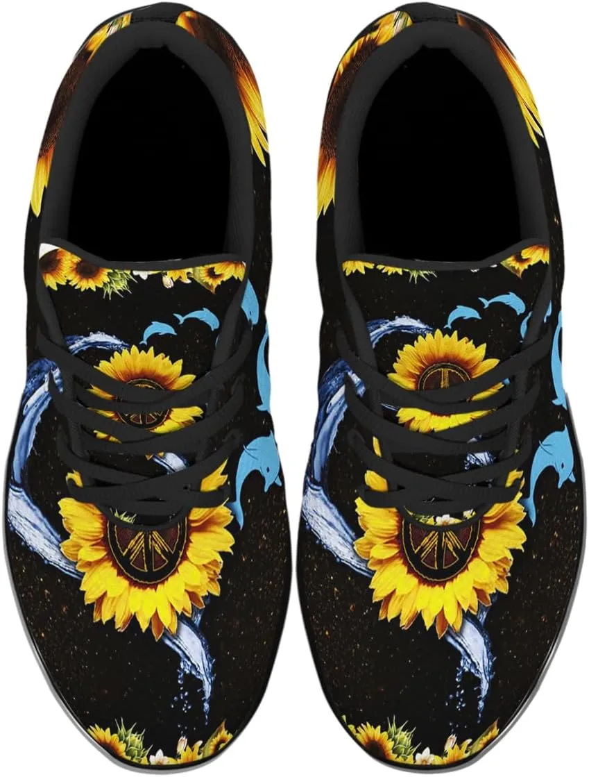 Hippie Fashion Sneakers Men Women Running Shoes Lightweight Breathable Casual Sports Walking Shoes