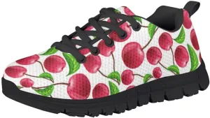 Kid Girls Lightweight Breathable Sneakers Athletic Running Walking Shoes Black Sole