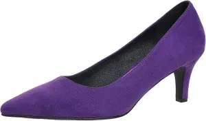 Kitten Heels for Women Closed Toe Heels 2 inch Low Heel Comfortable Pump Shoes for Women Work Casual Party Dressy Wedding