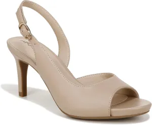 Lifestride Women's Teller 2 Slingback Peep Toe Pump