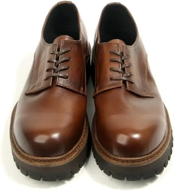 Men's Derby Dress Shoes Breathable and Comfortable Casual Thick-Soled Shoes Lightweight Men's Round Toe Leather Upper Versatile Wear Low Top Shoes(White-Patch Five-Pointed star4,8)