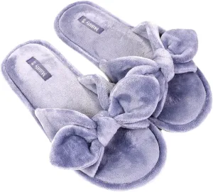 Millffy Summer Slippers for Women Indoor Open Toe Slippers Kawaii Cotton Bedroom Slippers for Womens Sandal Slippers
