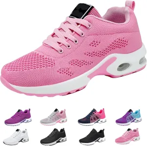Musabela Orthopedic Air Cushion Mesh Breathable Sneaker Shoes for Women, Casual Breathable Knit Air Cushion Walking Shoes, The Most Comfortable Orthopedic Shoes for Your Feet
