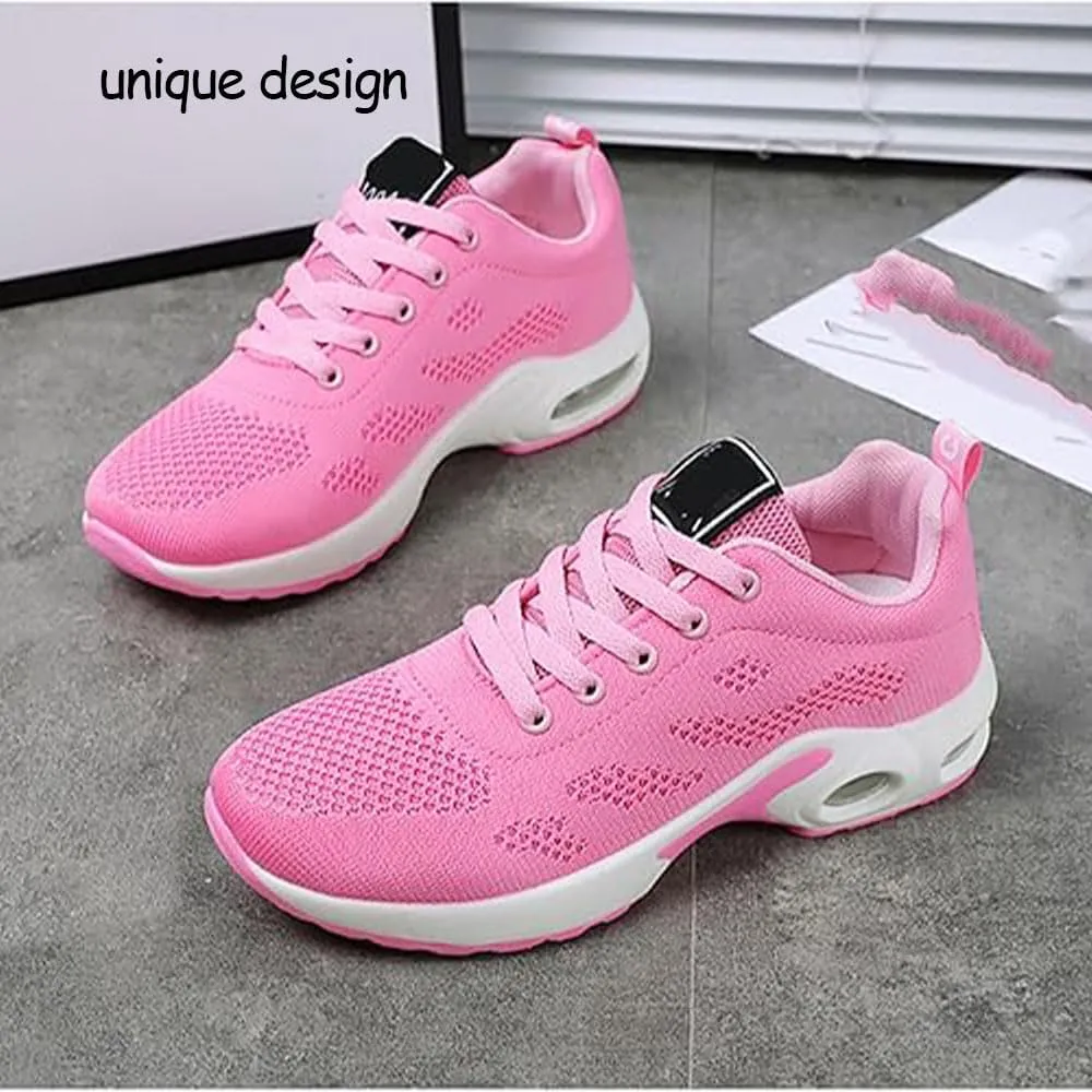 Musabela Orthopedic Air Cushion Mesh Breathable Sneaker Shoes for Women, Casual Breathable Knit Air Cushion Walking Shoes, The Most Comfortable Orthopedic Shoes for Your Feet
