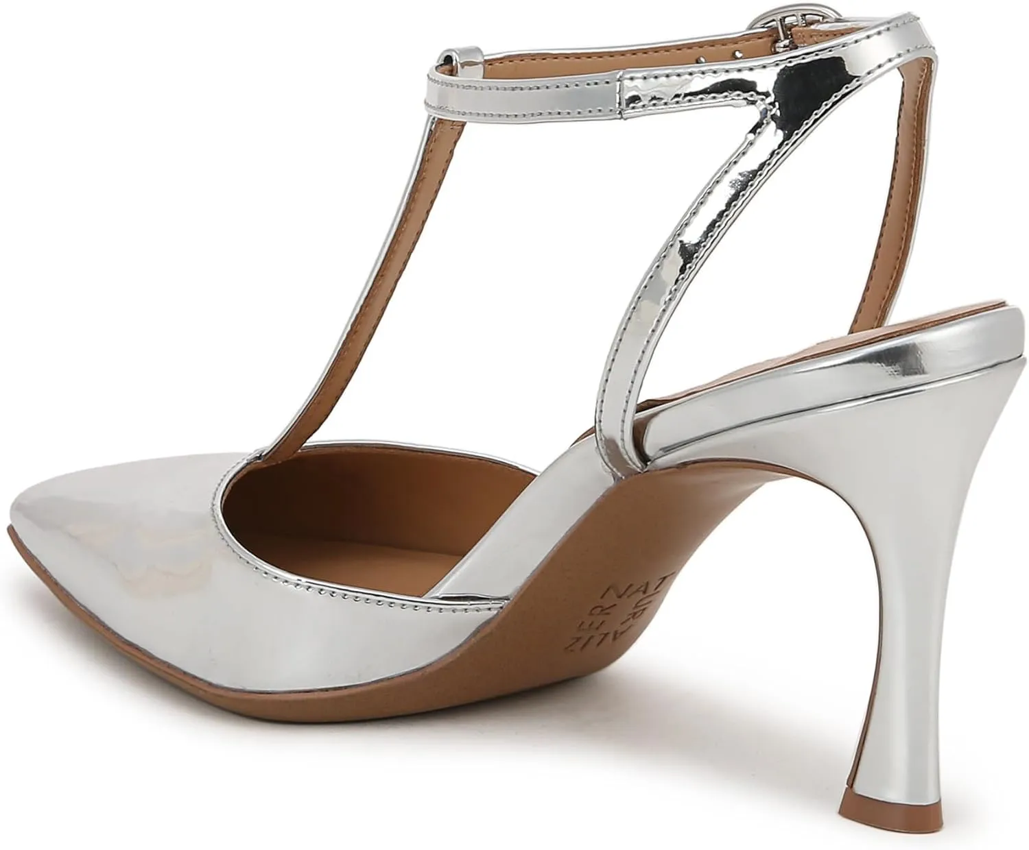 Naturalizer Women's Astrid Pointed Toe T-Strap Pump