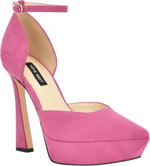 Nine West Women's Laken Ankle Strap High Heel Pump