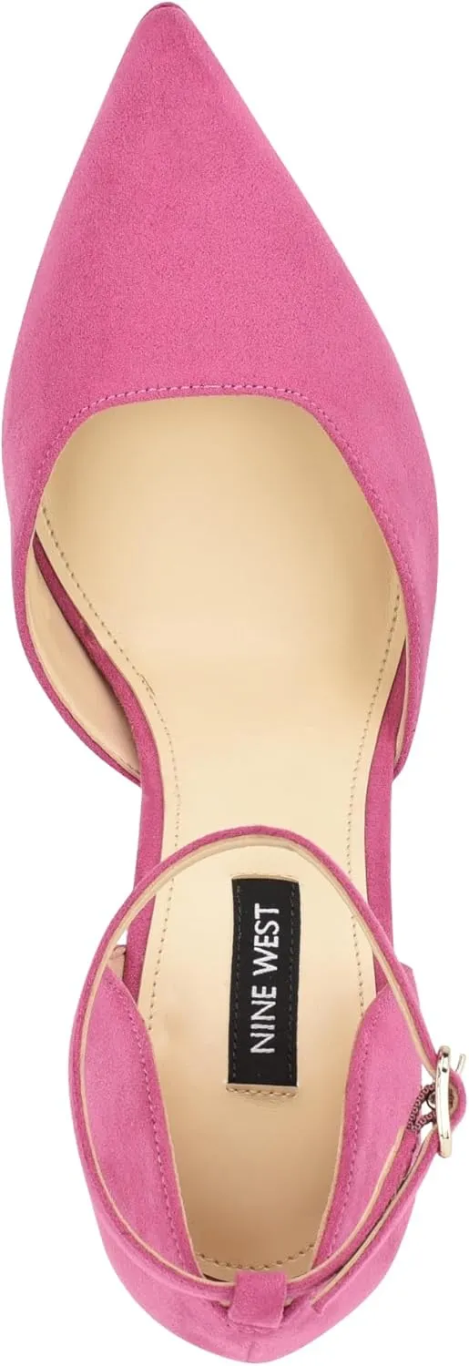 Nine West Women's Laken Ankle Strap High Heel Pump