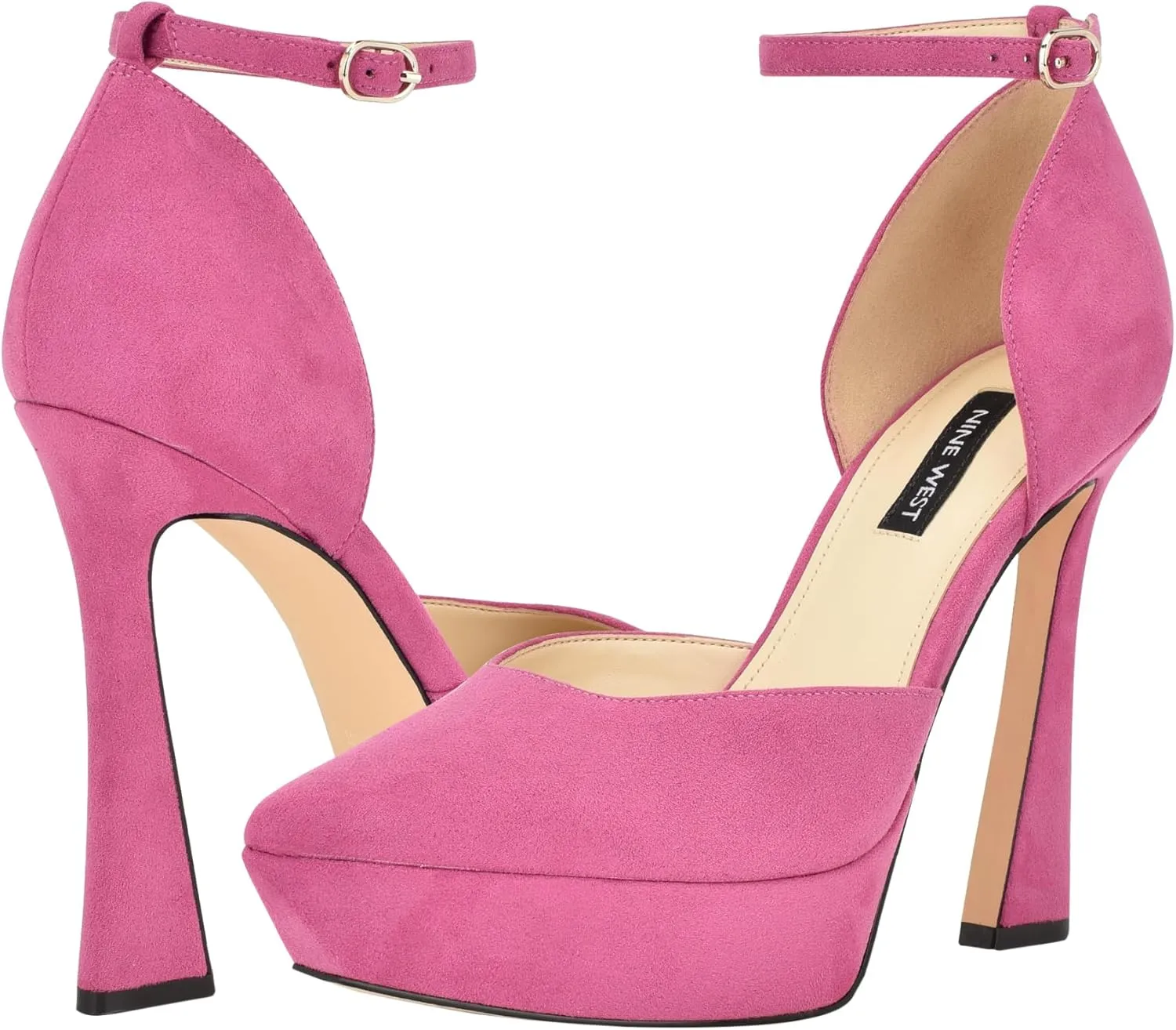 Nine West Women's Laken Ankle Strap High Heel Pump