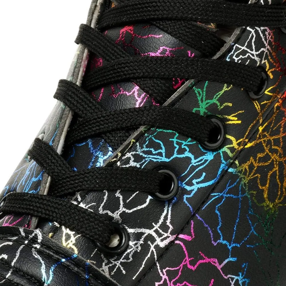 Roller Skates for Women and Mens Classic High-top 4 Wheels Skating Roller Double Row Skates for Indoor Outdoor with Bag
