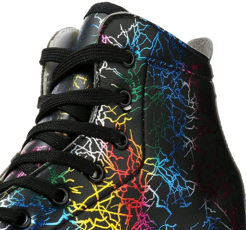 Roller Skates for Women and Mens Classic High-top 4 Wheels Skating Roller Double Row Skates for Indoor Outdoor with Bag