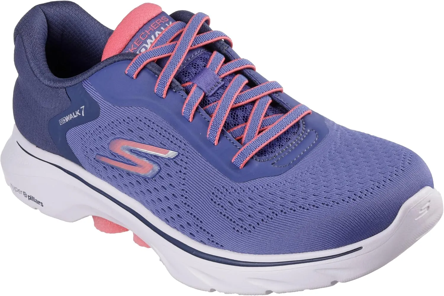 Skechers Women's Go Walk 7 - Cosmic Waves Athletic Walking Sneaker