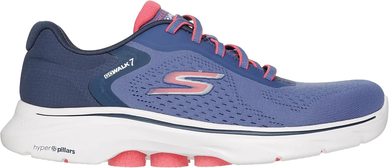 Skechers Women's Go Walk 7 - Cosmic Waves Athletic Walking Sneaker