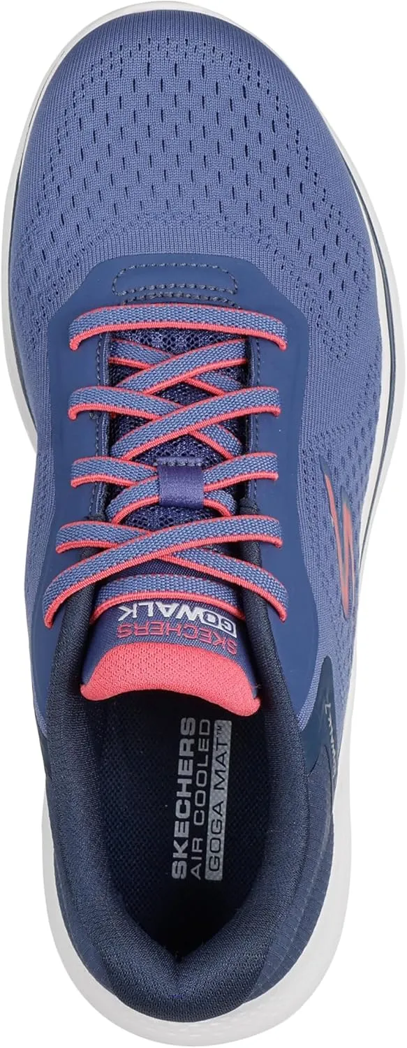 Skechers Women's Go Walk 7 - Cosmic Waves Athletic Walking Sneaker
