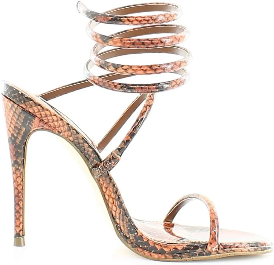 Steve Madden Women's Exotica Ankle Wrap Stiletto Dress Sandal