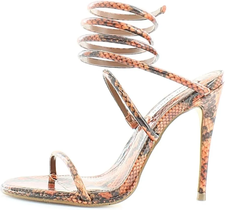 Steve Madden Women's Exotica Ankle Wrap Stiletto Dress Sandal