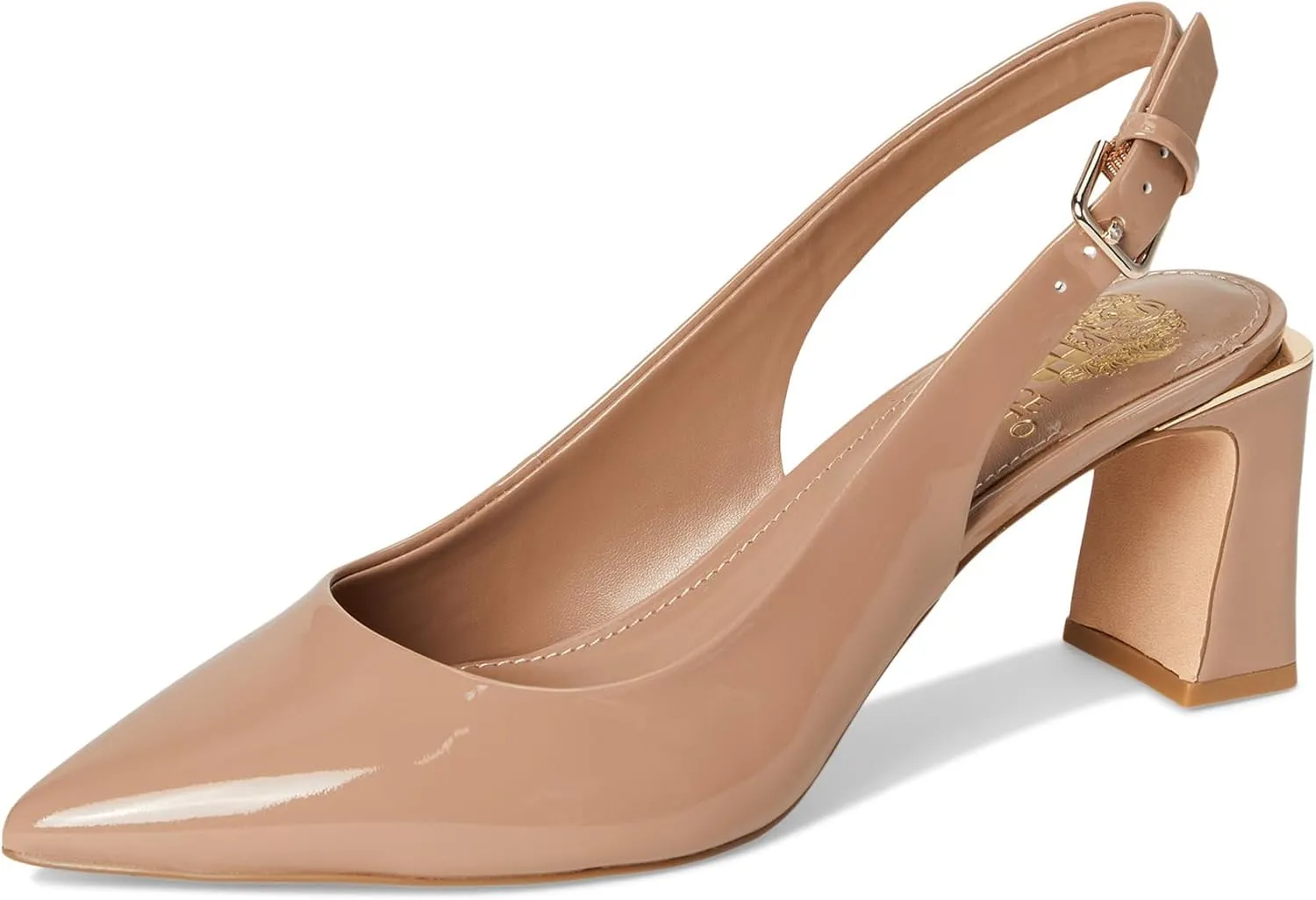 Vince Camuto Women's Hamden Buckle Slingback Pump