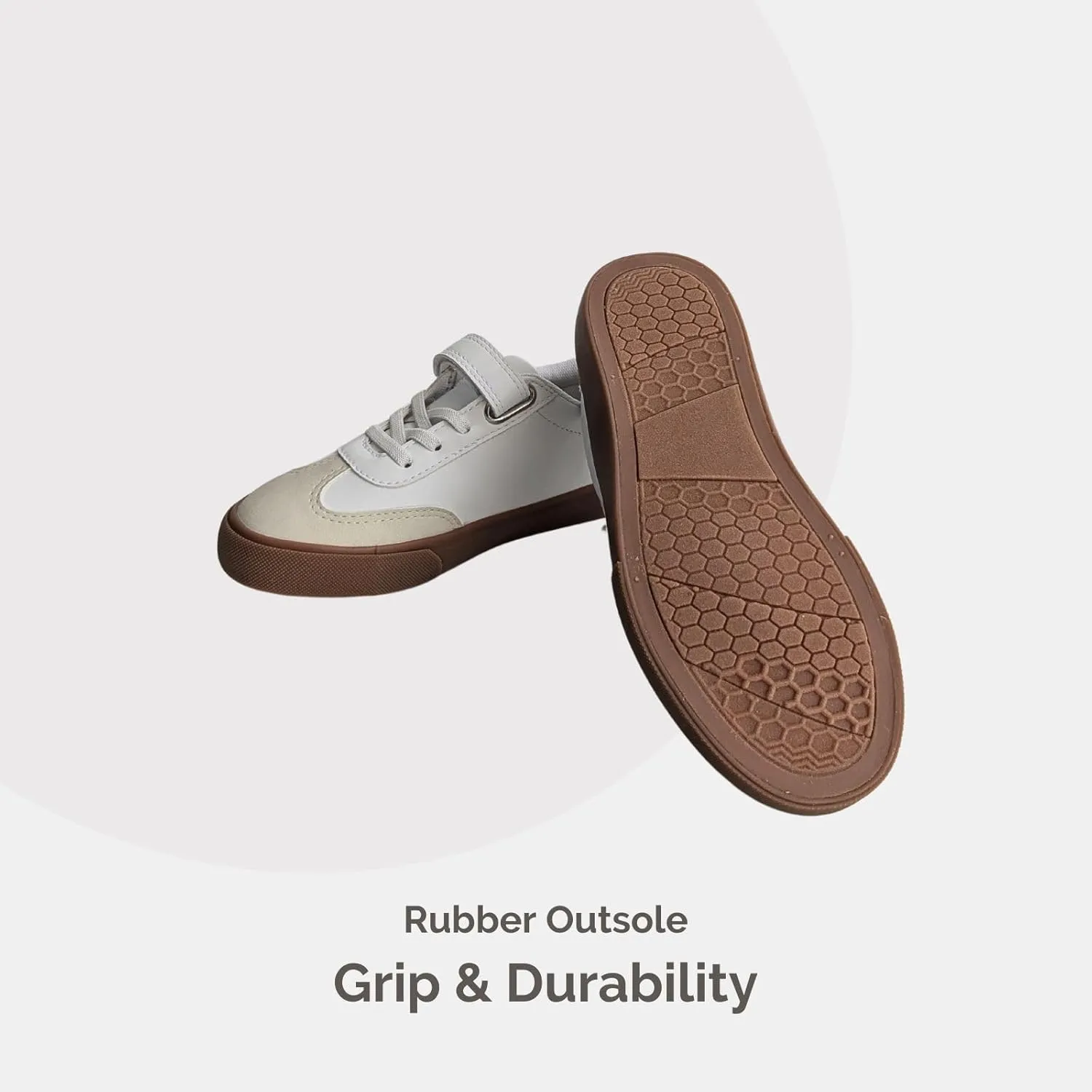 waddle wonder Boys Girls Low Top Slip on Hook and Loop No-Tie Elastic Lace Casual School Walking Shoes Sneaker