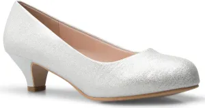 Women's Classic Closed Toe Kitten Heel Pumps | Dress, Work, Party Low Heeled